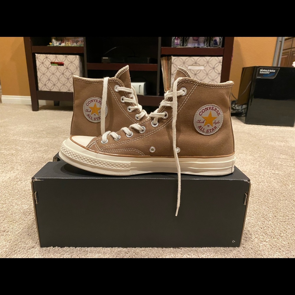 Brown Converse Carhartt